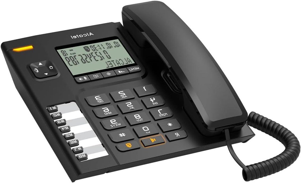 Telefoon Zwart - Vaste Telefoon - Thuis Bellen - Origineel Merkproduct - 1 Aantal - Zwart