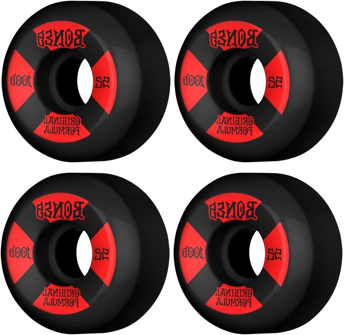 Skateboard Wielen Set 4 Street Cruising Duurzaam Materiaal 52mm