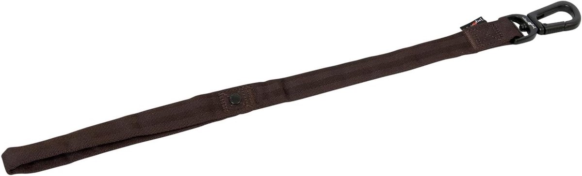 Hondenriem Kort - Traininglijn Comfort - Veilige Controle - Comfortabele Buishandgreep - 25 mm x 50 cm - Oranje