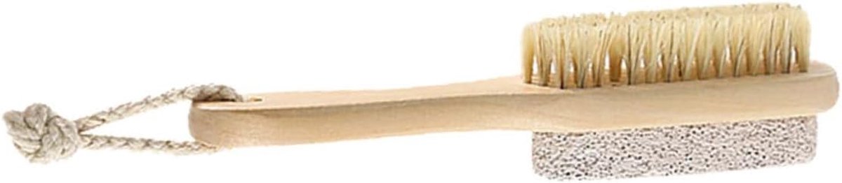 Voetrasp Voetverzorging - Hielschrobber Reiniger - Dode Huid Verwijderen - Natuurlijke Puimsteen - 17 cm - Natuurlijk