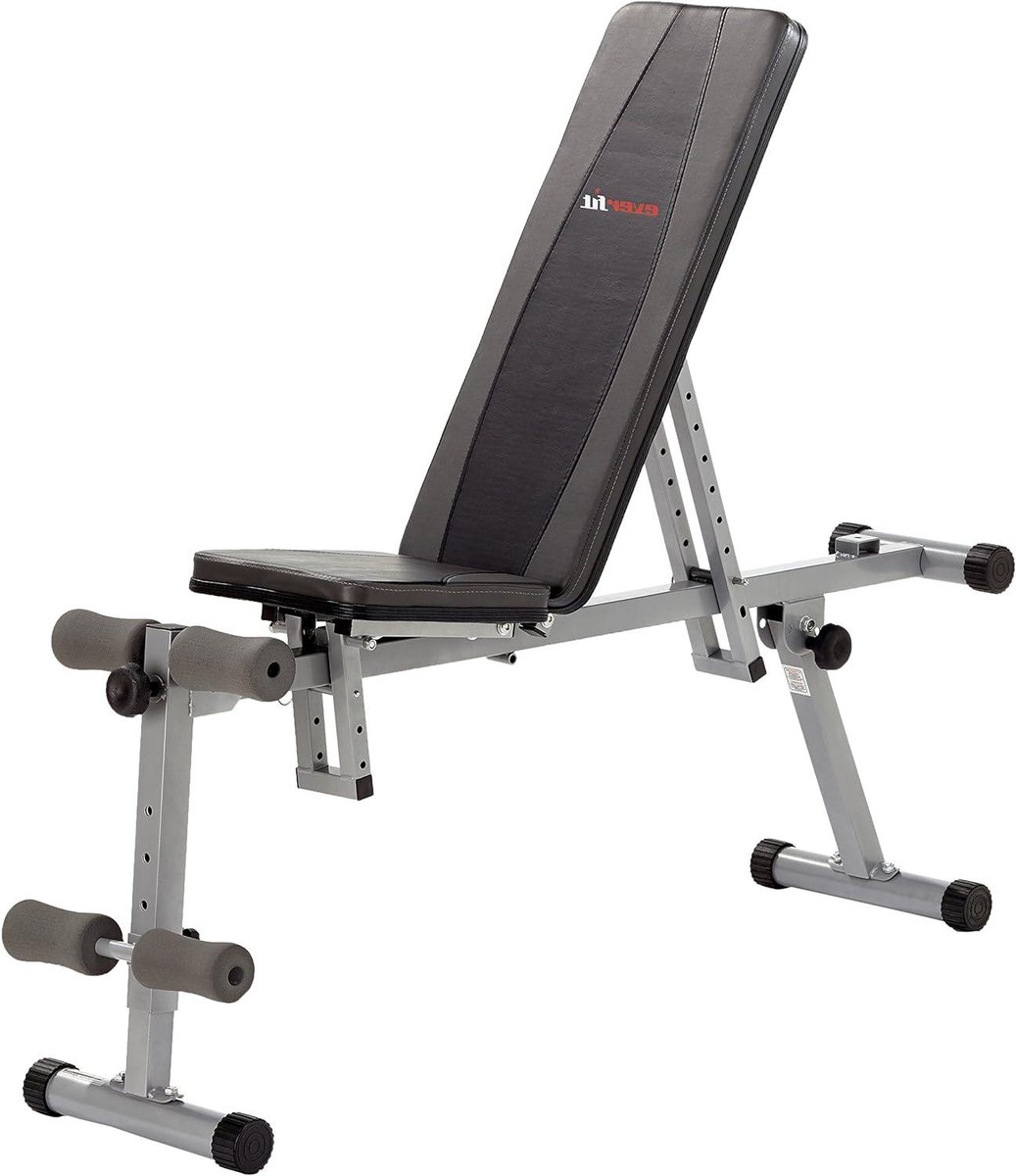 Buikspierbank - Abdominal trainer bank - Thuis trainen - Inklapbaar ontwerp - 127.5 x 34 x 120 cm - Zwart