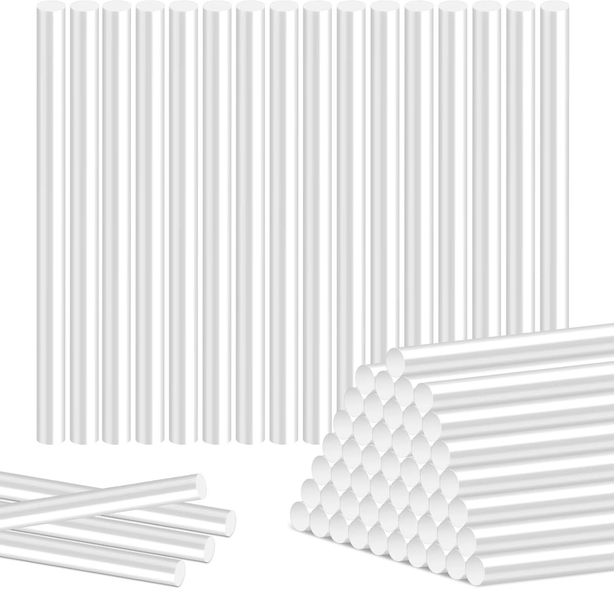 Lijmsticks - Hete lijm patronen - Hobby projecten - Sneldrogend transparant - 7mm x 100mm - Transparant
