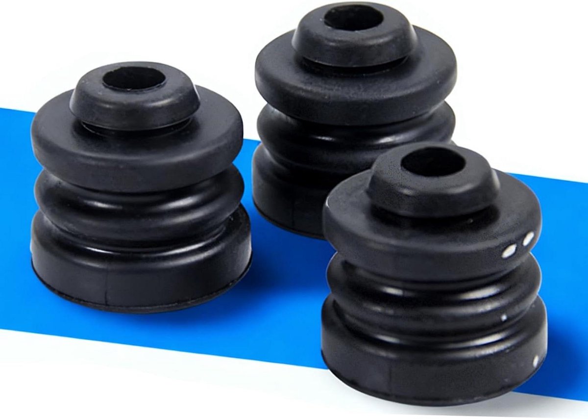 Set van 3 Rubberen Antivibratie Pads voor Airconditioner Compressoren