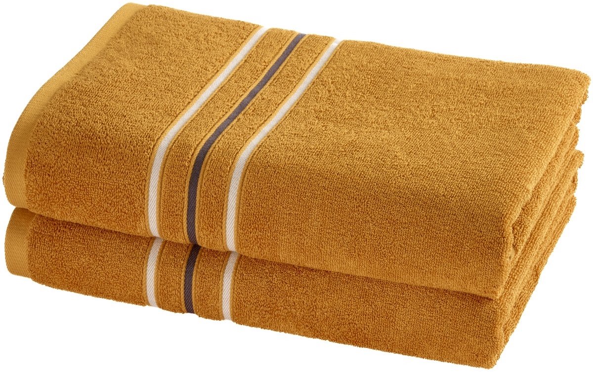 Moodit Douchelaken Empress Sunshine - set 2 st. - 70 x 140 cm - 100% Katoen