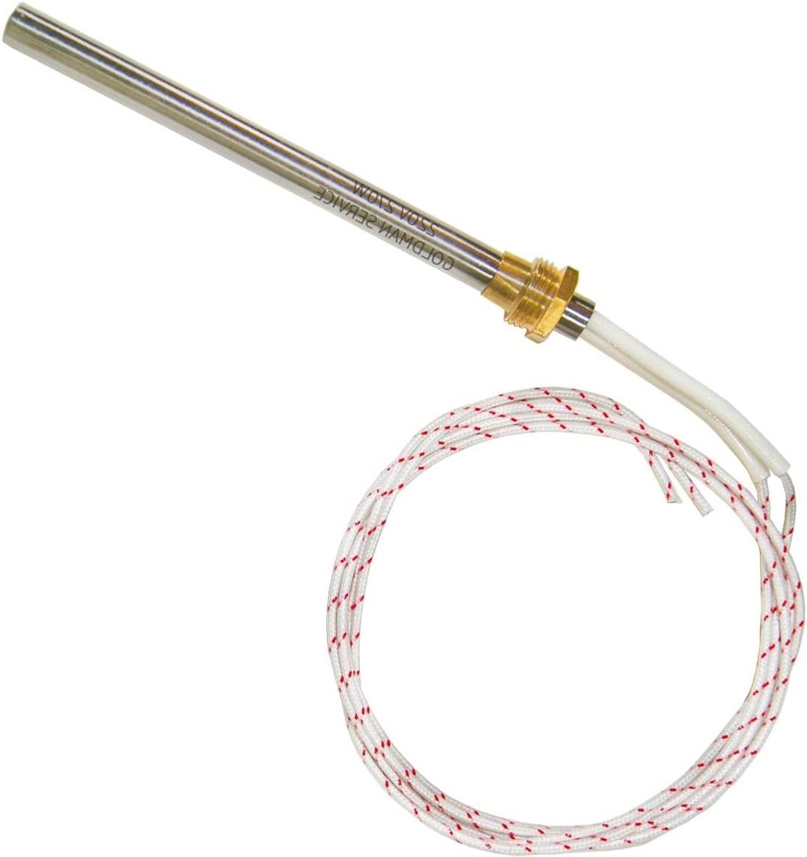 Verwarmingselement voor pellets-oven 270 W - 3/8 inch schroefdraad, 9,9 mm diameter