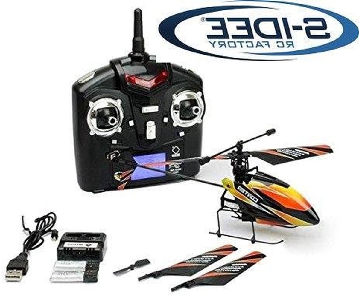 Afstandsbediening Helikopter - RC Heli Vliegtuig - Binnen en buiten vliegen - 45 kanaals met gyroscoop - 22 cm