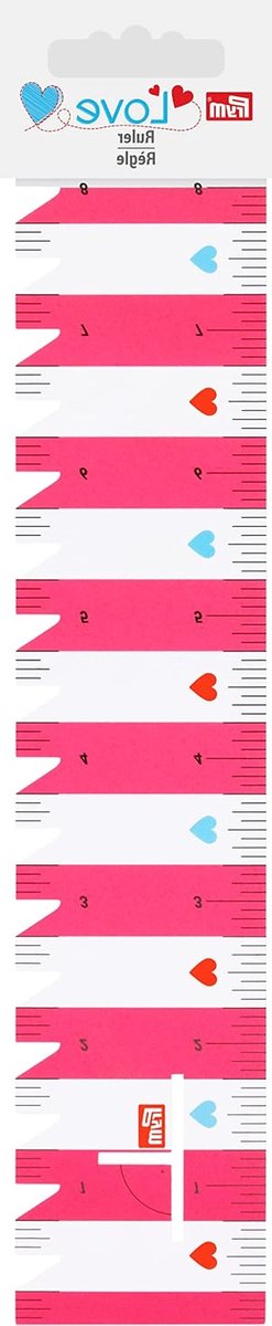 Flexibele Meetliniaal voor Naaien en Handwerken - Roze