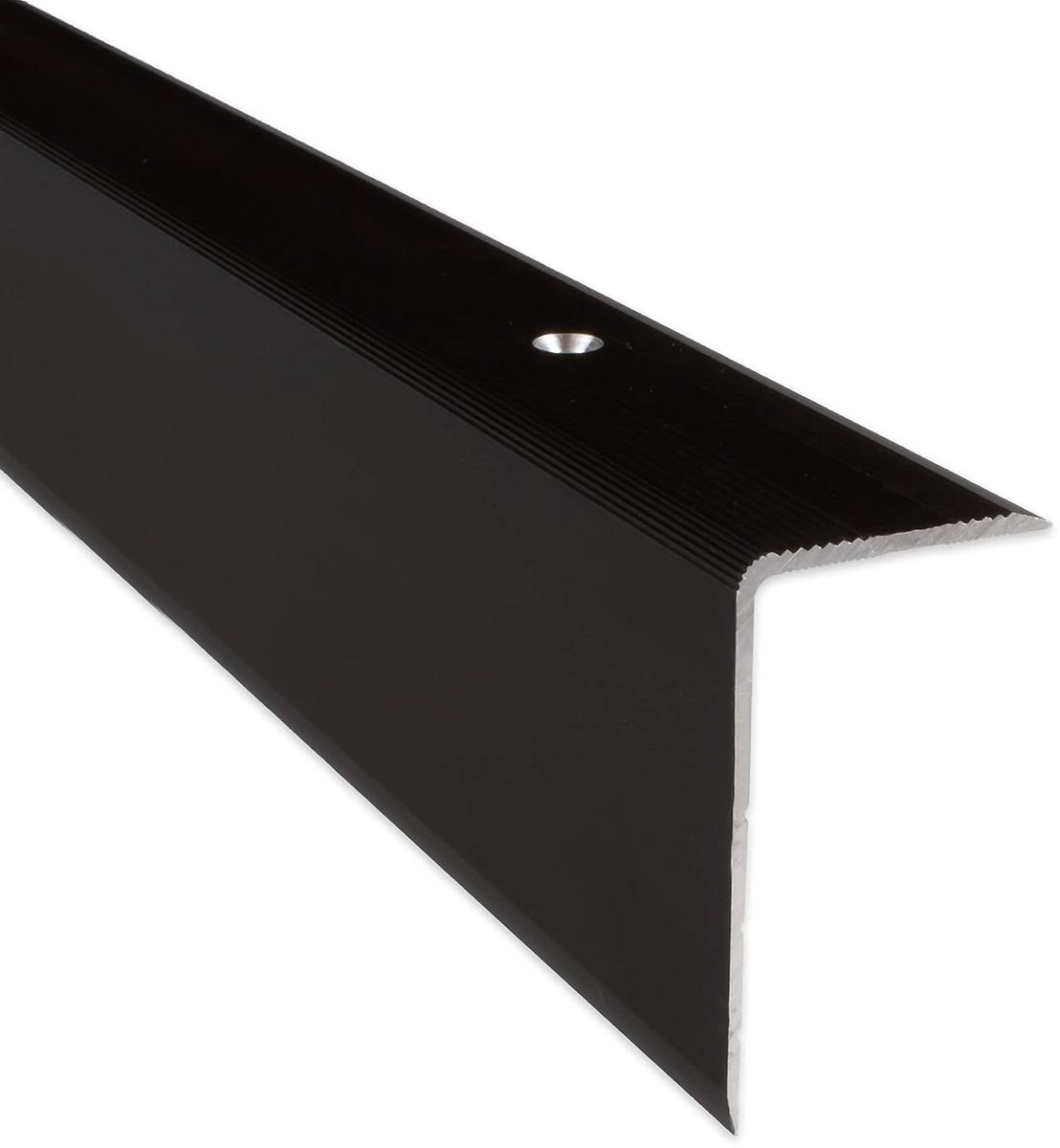 Trapneus Profiel - Trapprofiel Hoekprofiel - Trap Randen Beschermen - Aluminium Met Schroefgaten - 1000 mm - Brons Donker