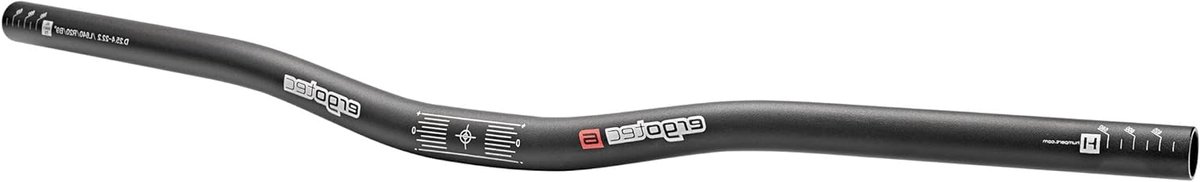 Fietsstuur Aluminium - Stuurbeugel Fiets - Comfortabel Fietsen - Low Riser Ontwerp - 640 mm - Zwart