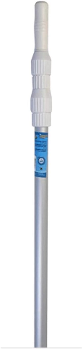 Telescoopstang Aluminium - Uittrekbare steel - Zwembad Onderhoud - 3-delig Uittrekbaar - 120-360 cm - Aluminium