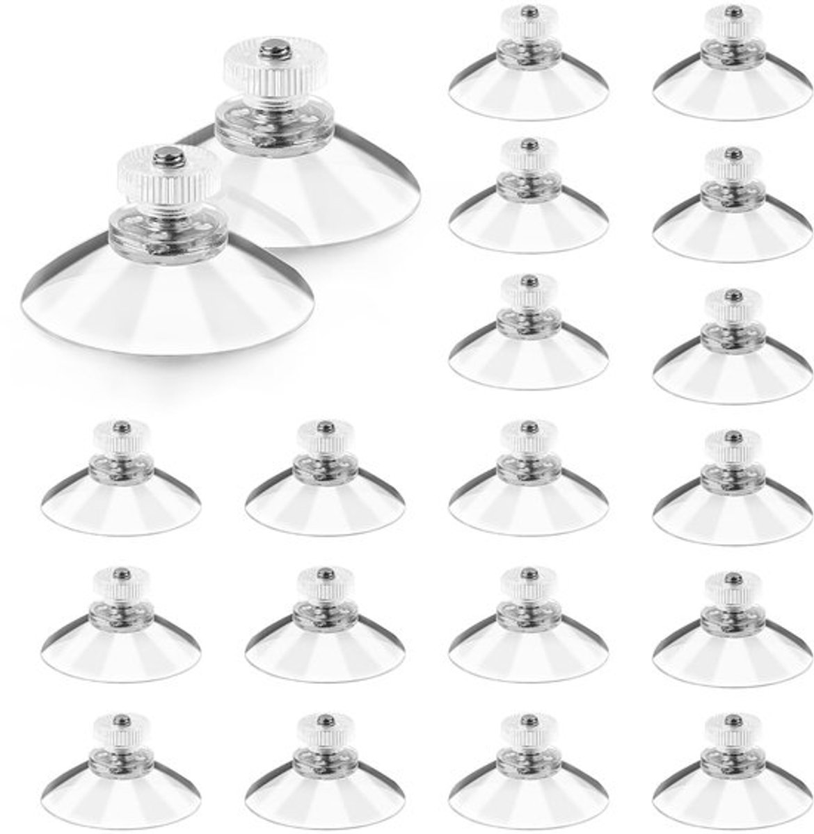 Vt products - Zuignappen met schroefdraad - 20 stuks - M5