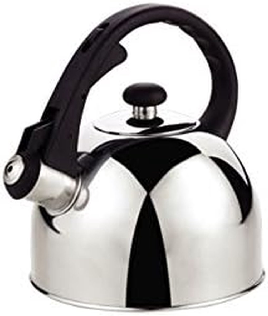 Fluitketel - Waterkoker - Water Koken - Alle Warmtebronnen - 2 Liter - Zilverkleurig