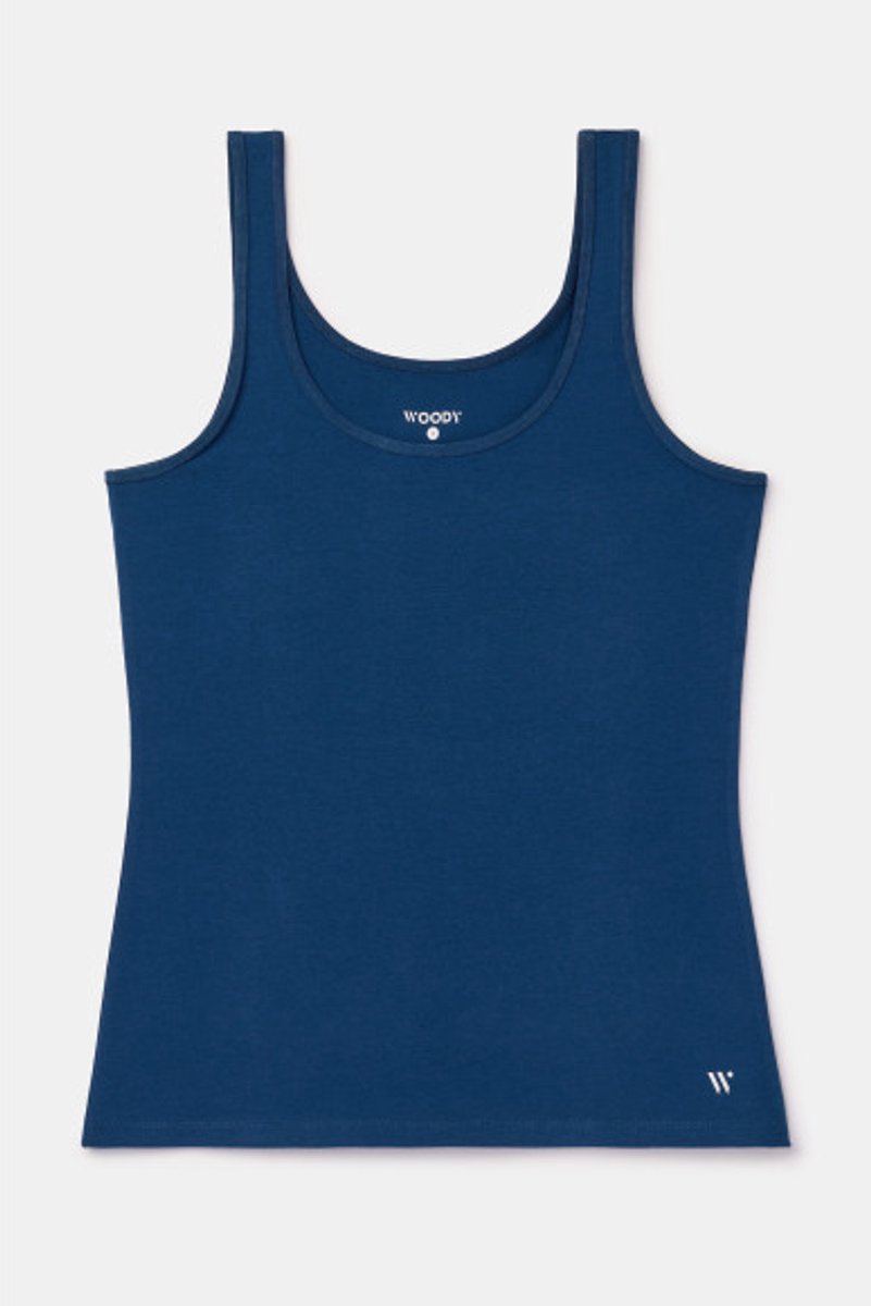 Woody Dames Singlet Donkerblauw M