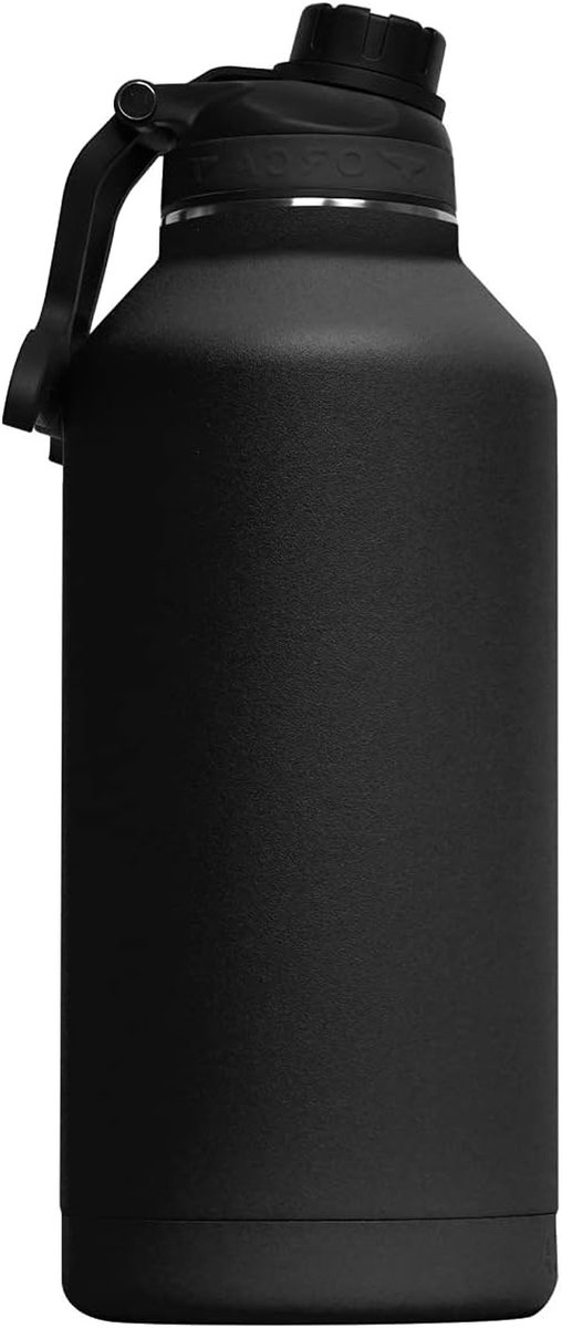 Hydra Waterfles - Sportfles Drinkfles - Hydratatie Onderweg - BPA-vrij Meeldauwresistent - 66 oz - Zwart