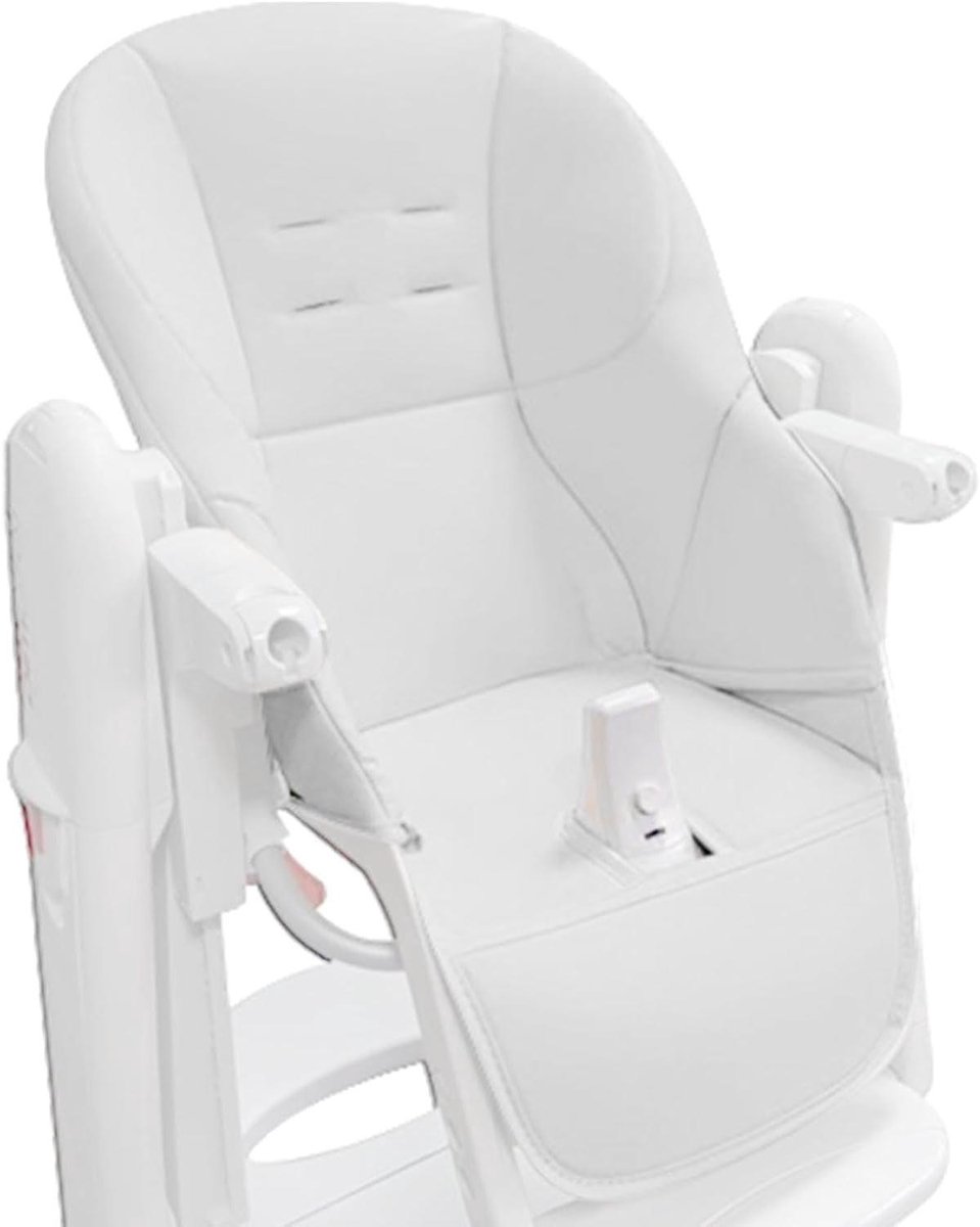 Kinderstoelkussen - Zitkussen Babystoel - Eten en Zitten - Beschermt tegen Vlekken - 80 x 40 x 2 cm - Wit