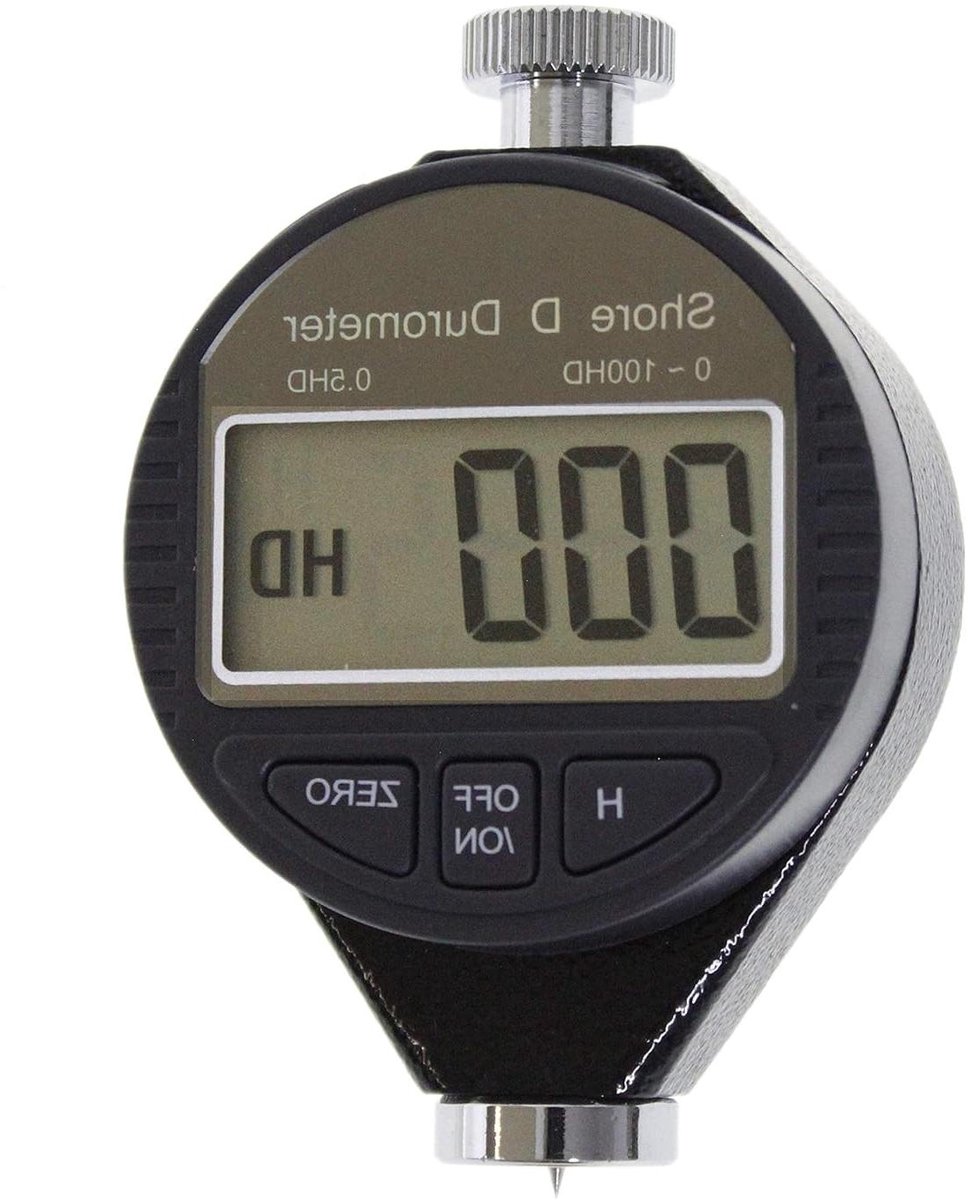 Hardheidsmeter Digitaal - Durometer Meter - Materiaal Testen - Shore D Schaal - 0-100 HA - Grijs