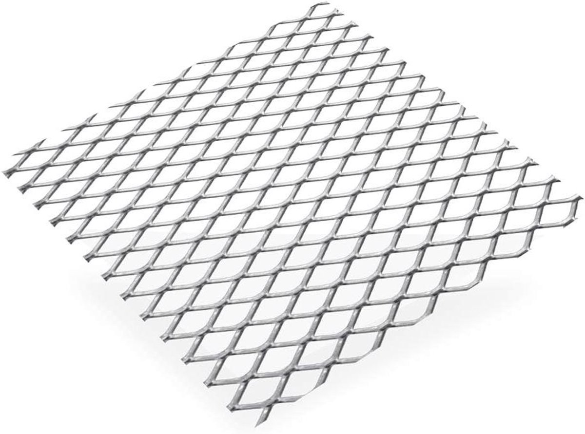 Metalen Plaat - Aluminium Plaat - Doe-het-zelf Projecten - Op Maat Te Snijden - 100 x 50 cm - Grijs