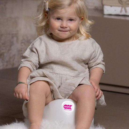 Potty Training Toilet - Kinder Potty - Baby Zindelijkheid - Ergonomische Zitting - 35 x 26 cm - Grijs — afbeelding 2