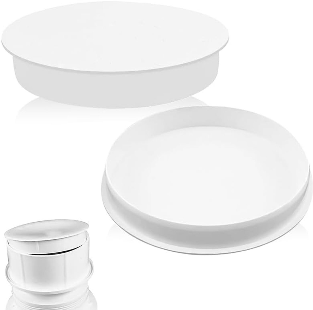 Ventilatiebuisafdekking voor stopcontacten, PVC eindkap voor afvoerbuizen, DN 100, 100 mm, waterafvoer, schoorsteenafdekking, buisstop, bescherming tegen vuil