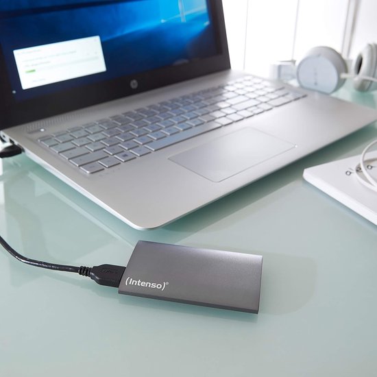 Externe SSD - Draagbare Opslag - Snelle Data Transfer - Schokbestendig - 1 TB - Antraciet — afbeelding 3