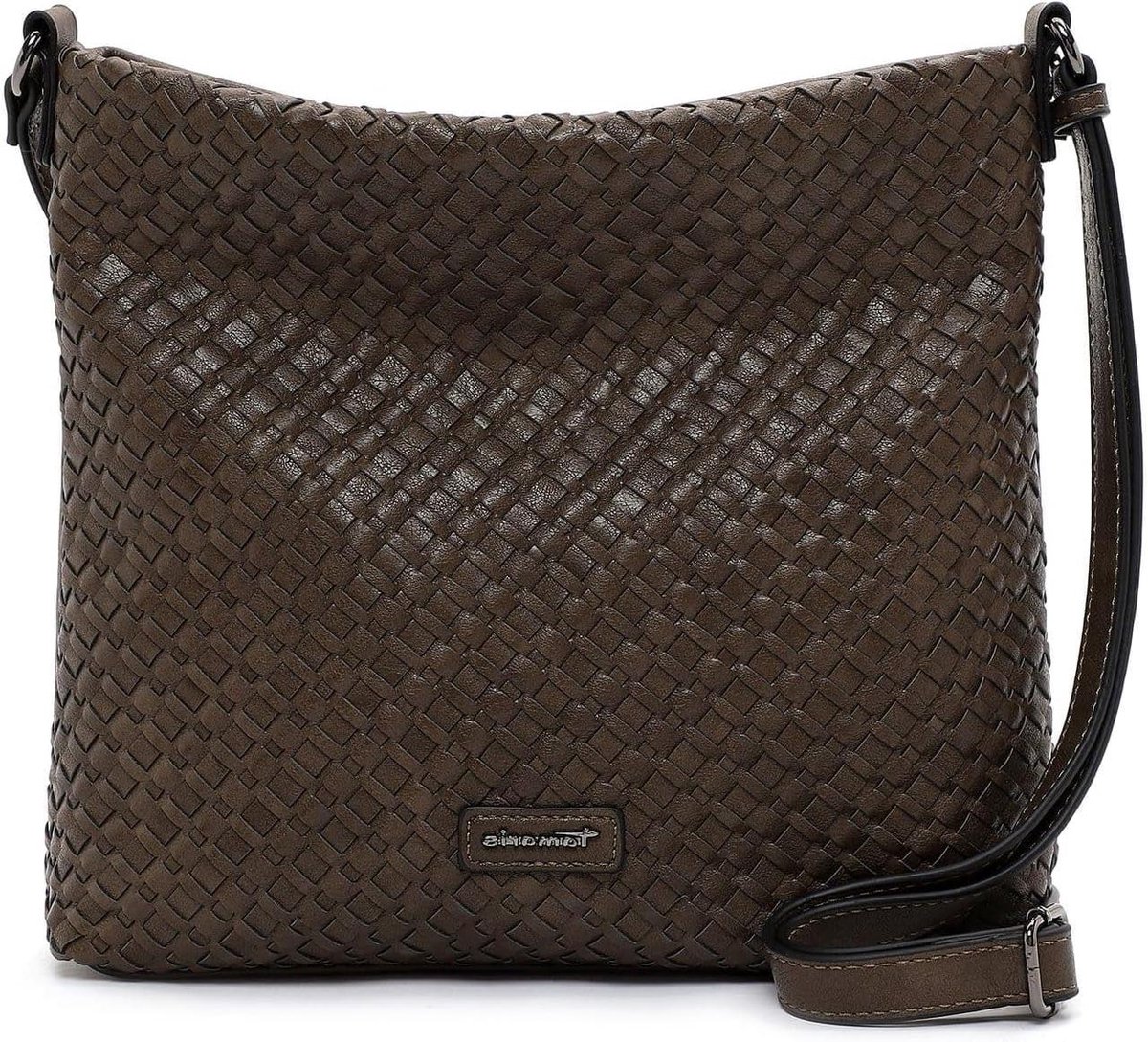 Schoudertas Dames - Handtas Crossbody - Dagelijks Gebruik - Gevlochten Look - 35 x 27 x 10 cm - Uni