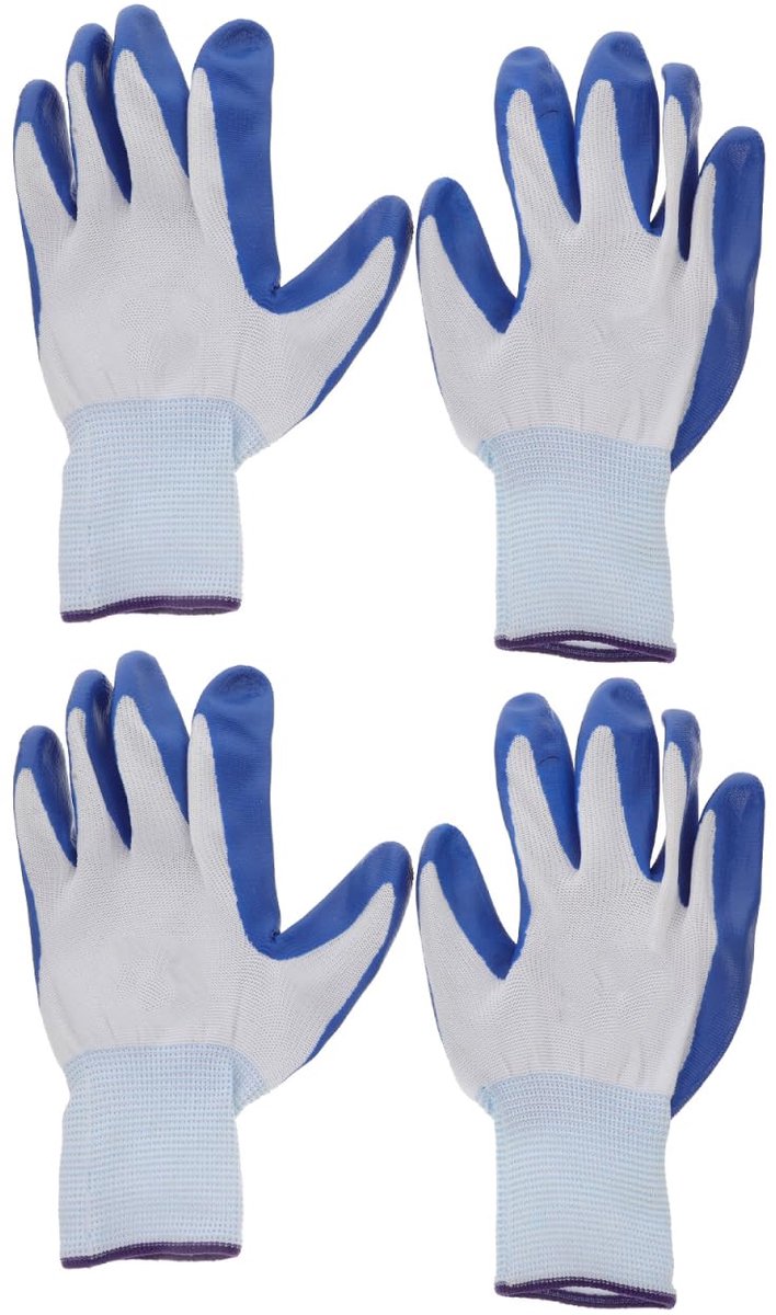 2 paar handschoen voor dierenbetrokkenen, bijtbestendige handschoenen, kat, fret, hondenbeet, PVC, cosmetica