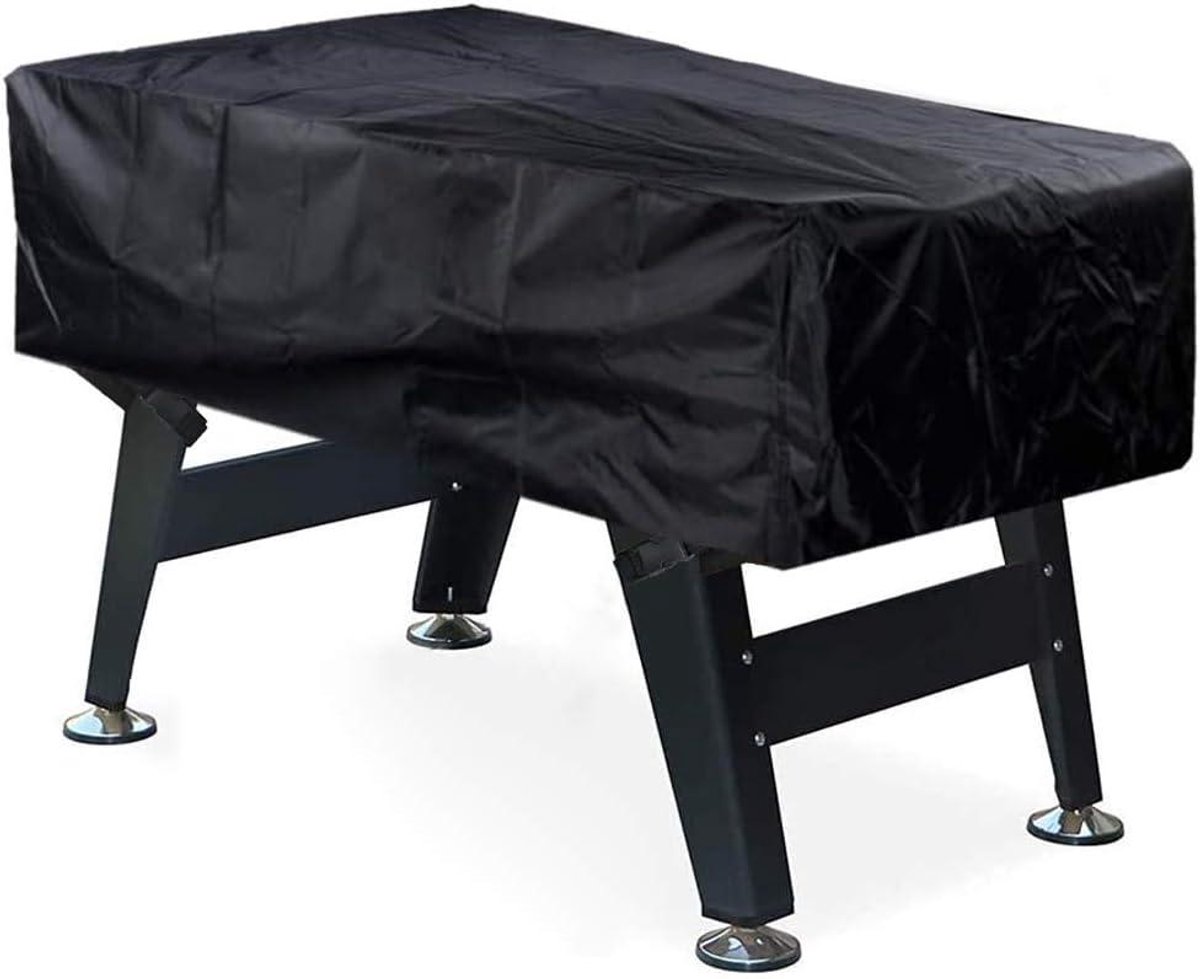 Tafelvoetbal Tafelhoes - Voetbaltafel Cover - Tafel Beschermen - Waterafstotend Oxford Materiaal - 160x115x50 cm - Zwart