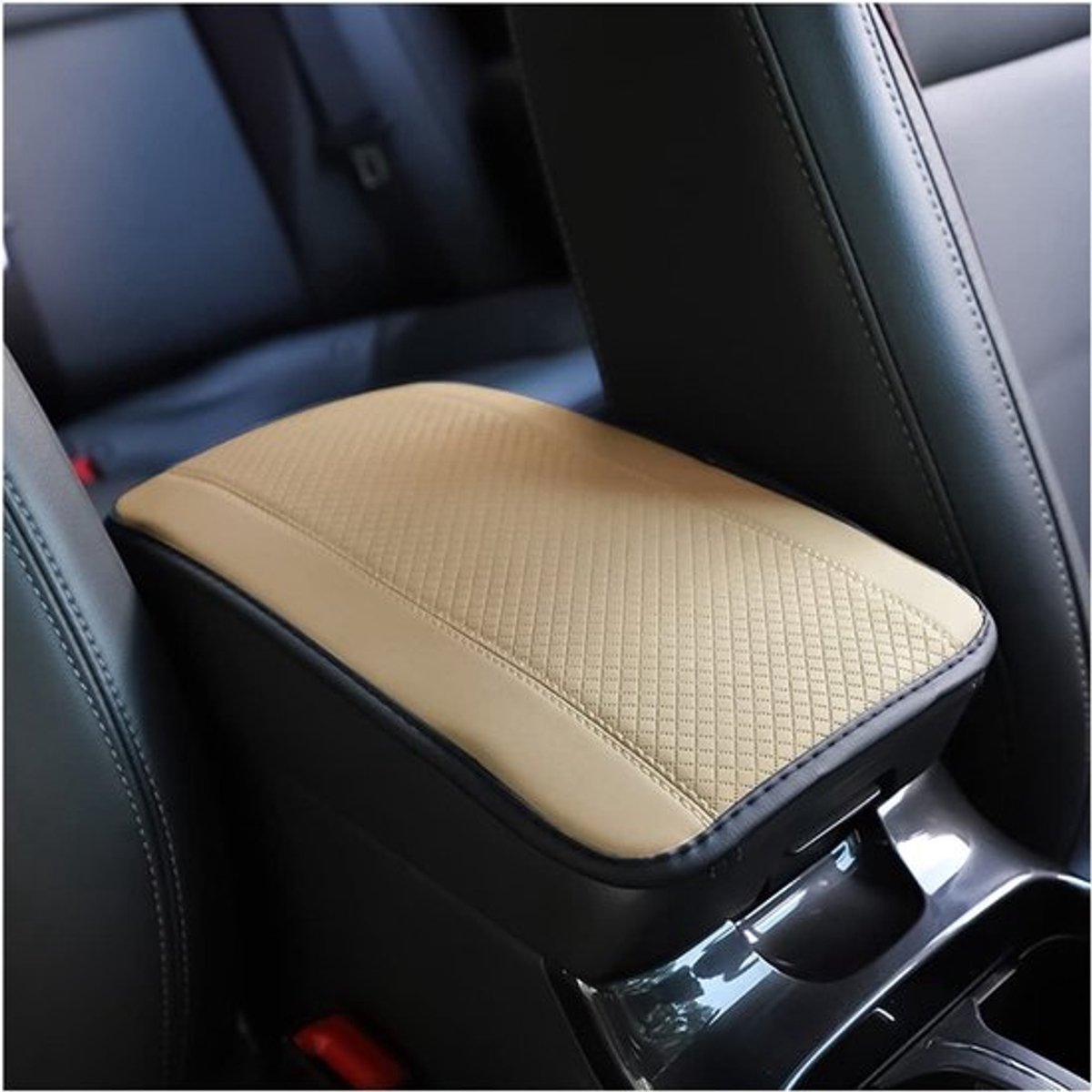 Store_8 - Lederen autostoelbekleding - Comfortabele armsteun - Beige