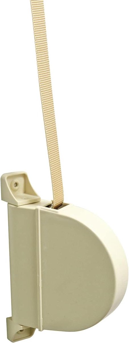 Opbouwrolmechanisme Rolluiken - Rolluik Oproller - Raamdecoratie Bediening - Weerbestendig PVC - 35 x 174 x 125 cm - Ivoor