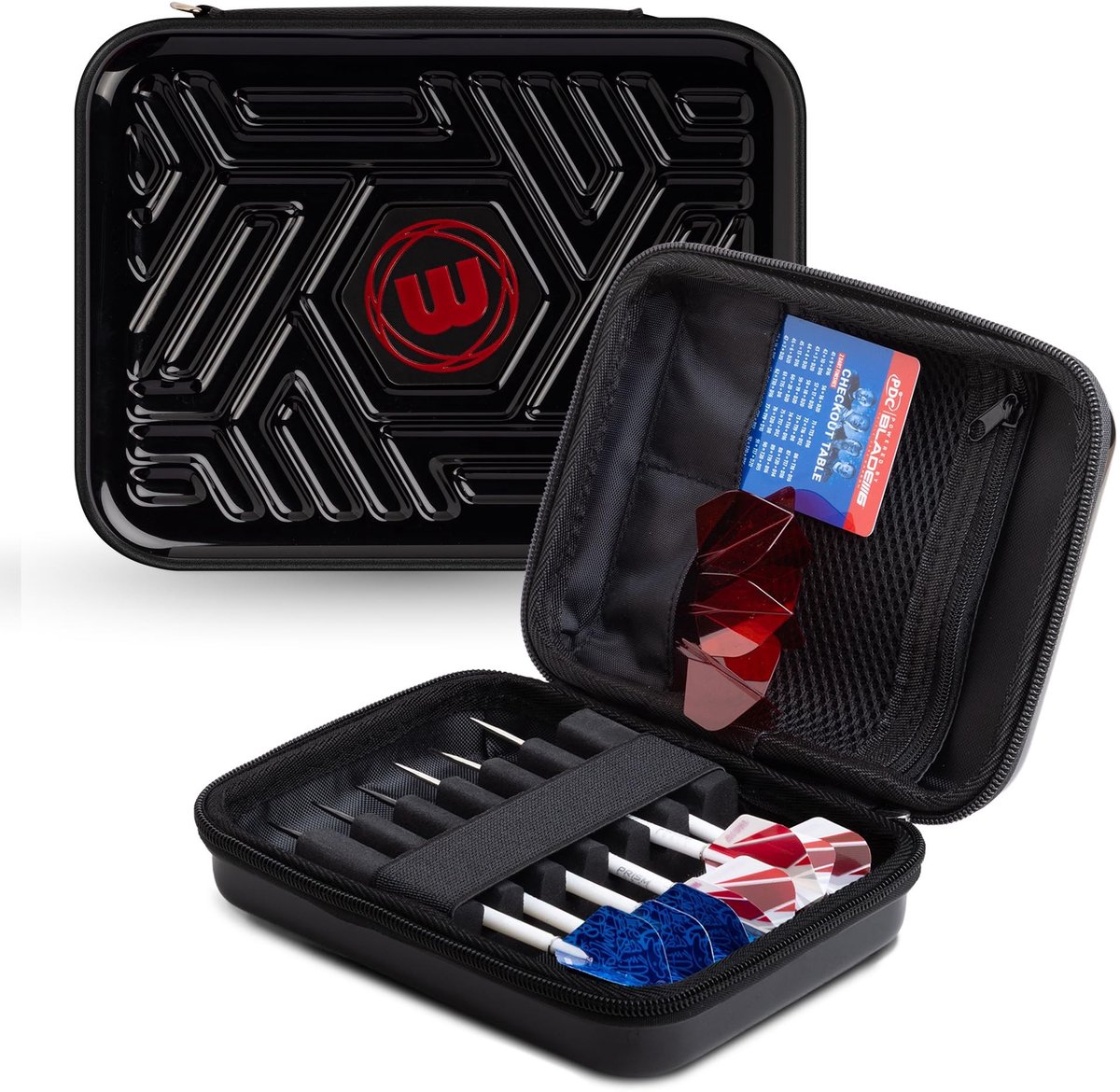 Darts Wallet - Schokbestendig - Zwart