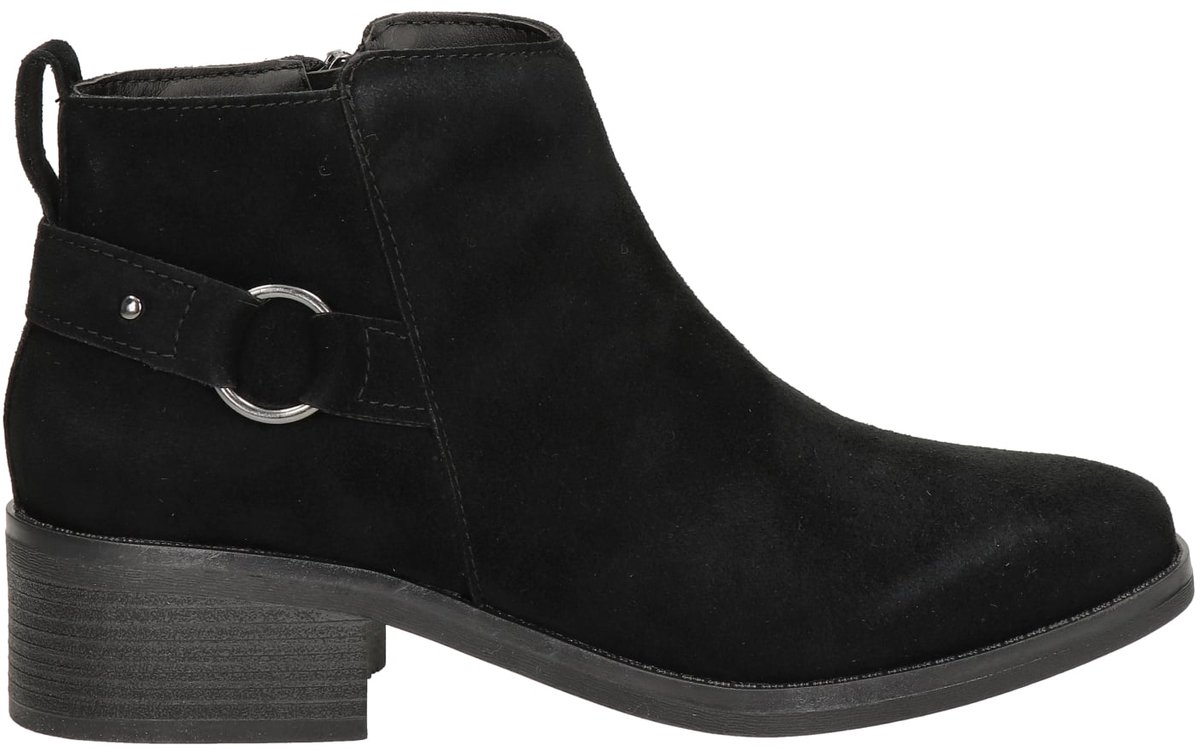 Skechers Wander Luxe dames enkellaars - Zwart zwart - Maat 37