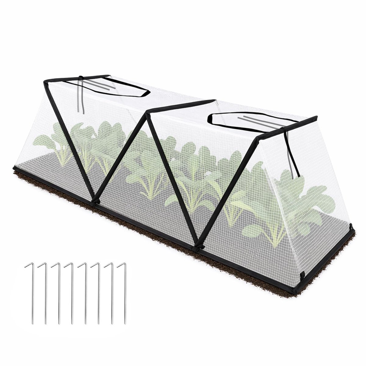 Tuinbed Afdekhoes - Bescherming voor planten - 120 x 38 x 33 cm