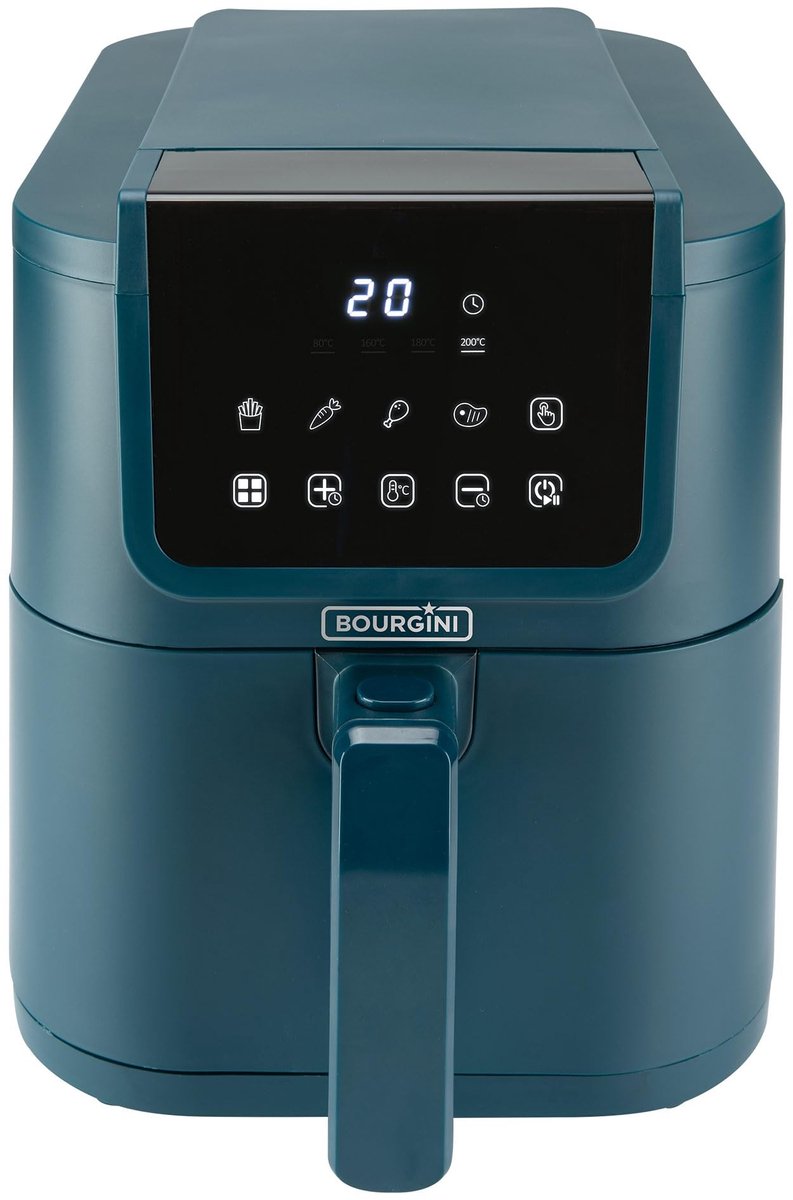 Airfryer met Keramische Coating - 5L - Blauw