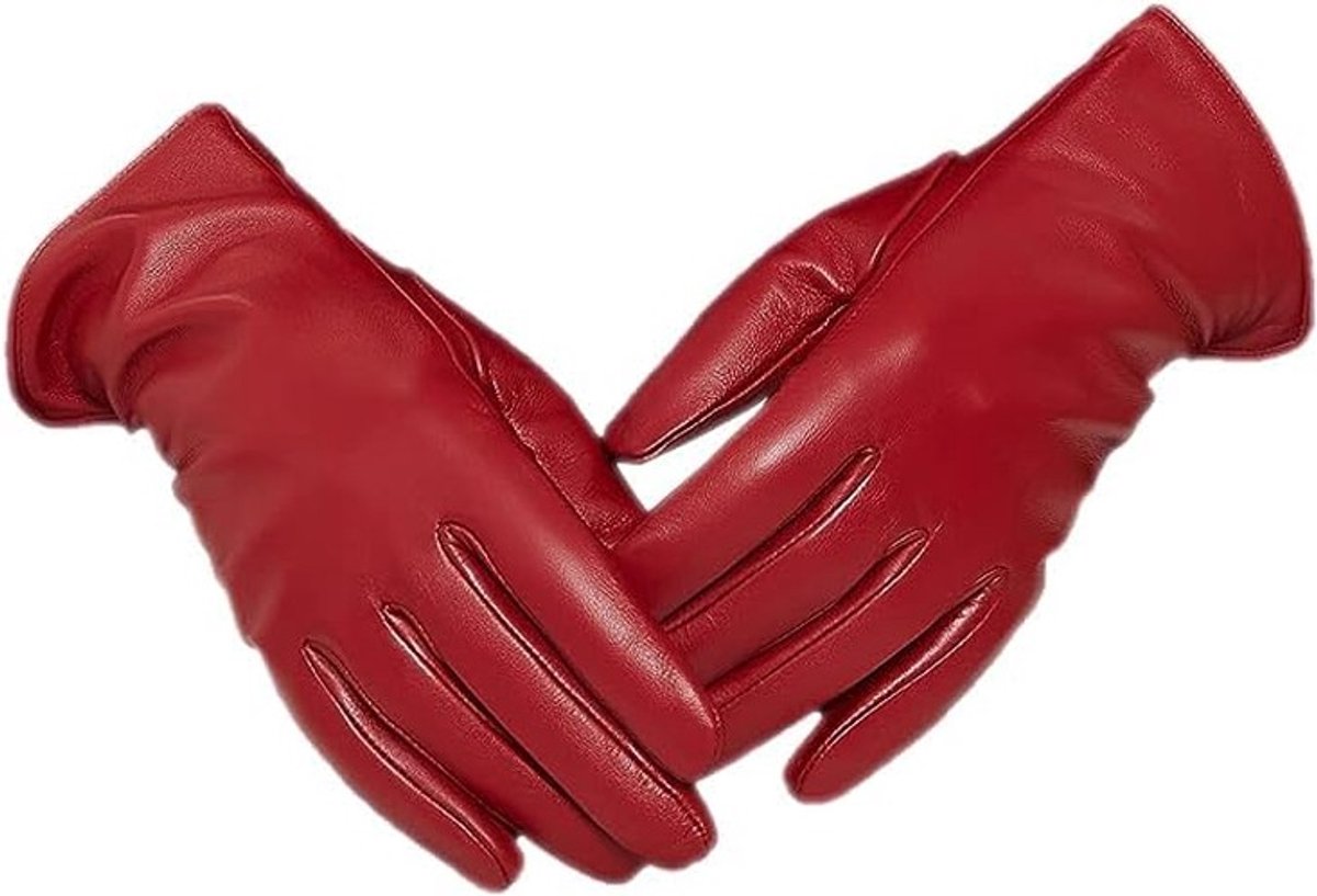 Leren Vrouwenhandschoenen - Echte Schapenleer met Cashmere Voering