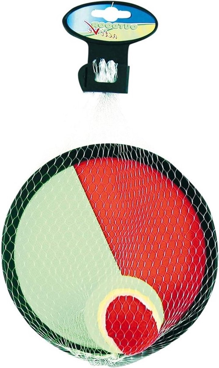 Actief Balspel - Klittenband spel - Buiten Spelen - Zelfklevende Schijven - Ø 19 cm - Niet gespecificeerd