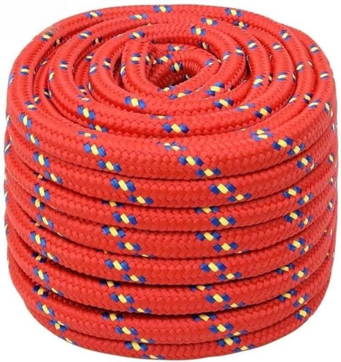 Drijvend Boottouw - Vastzet Touw - Boot Vastmaken - Drijft op Water - 20 mm x 25 m - Rood