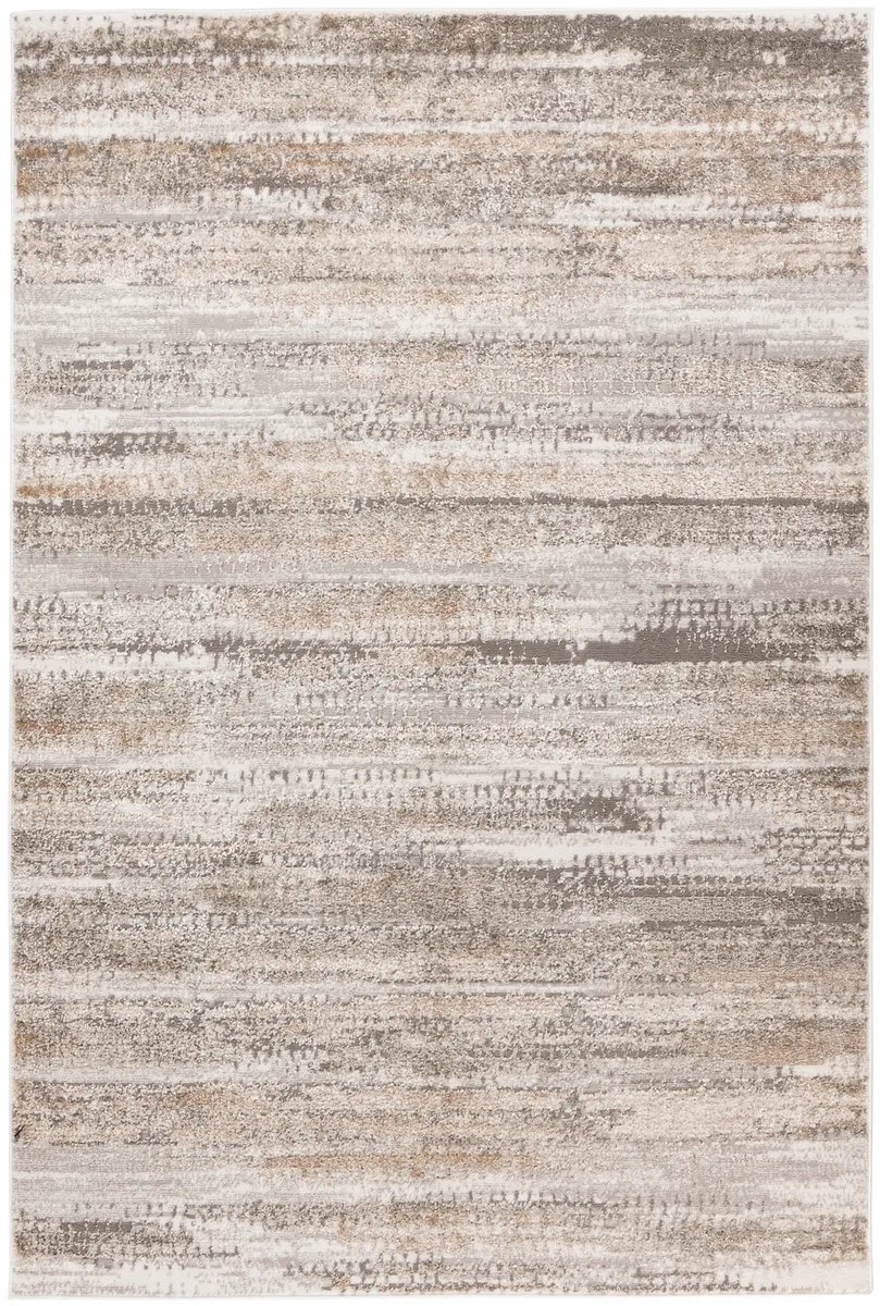 Dutch XXL Modern Vloerkleed | Tapijt | Milas | Verweerd | Zilver/Beige | 80x150 cm Zilver / Beige
