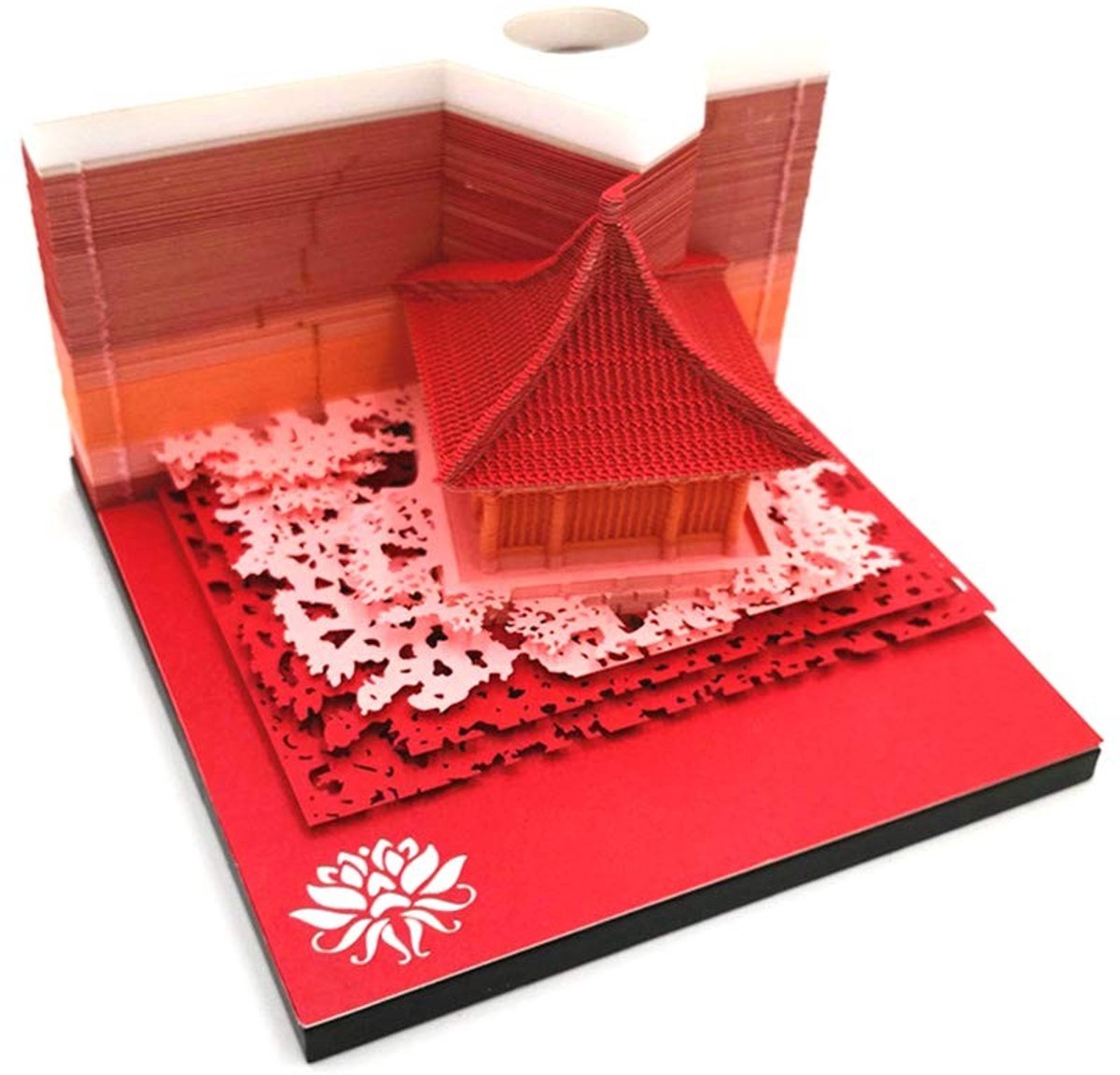 3D Notitieblok met Creatieve Stickers - 1 Stuk