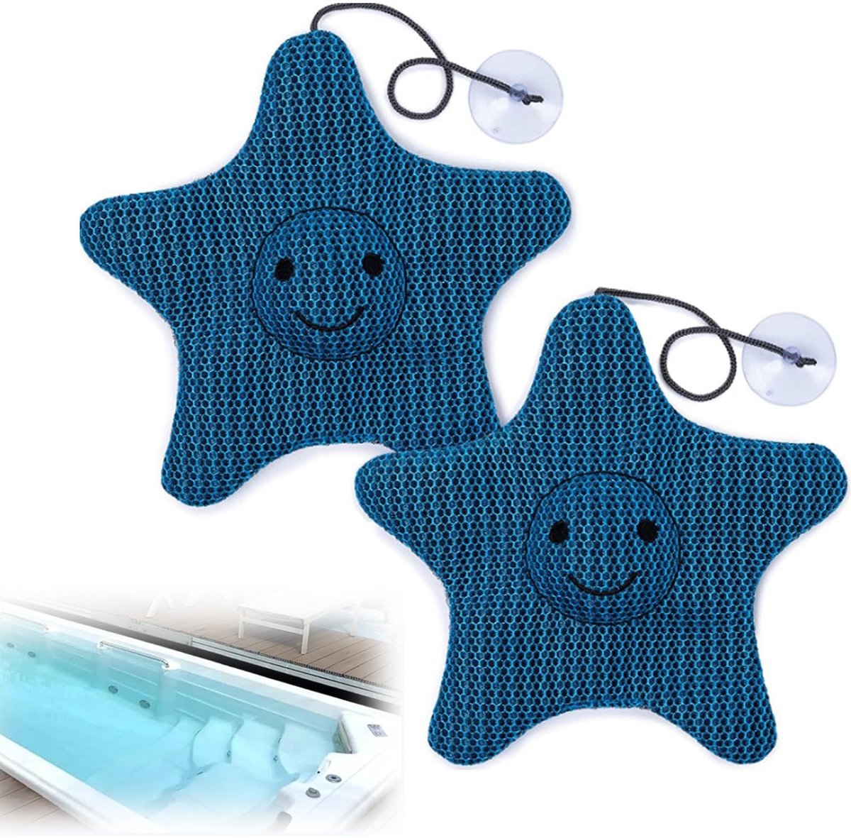 Pool Spons - Absorberend en Herbruikbaar - 2 Stuks