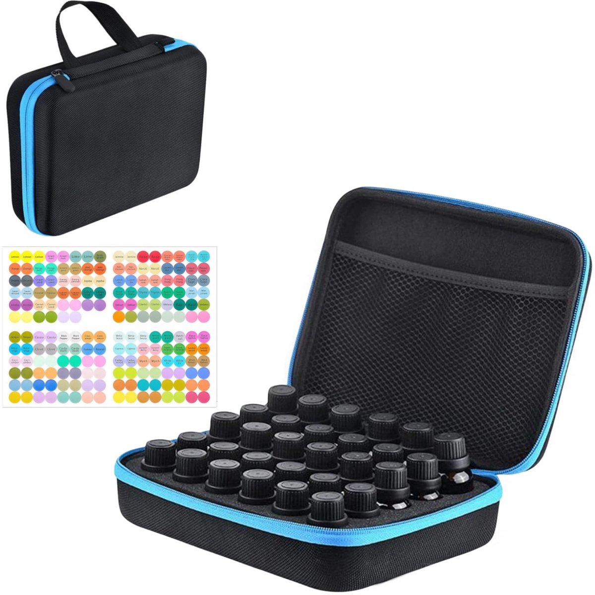 Essentiële Olie Organizer - Hard Shell - 30 Flessen