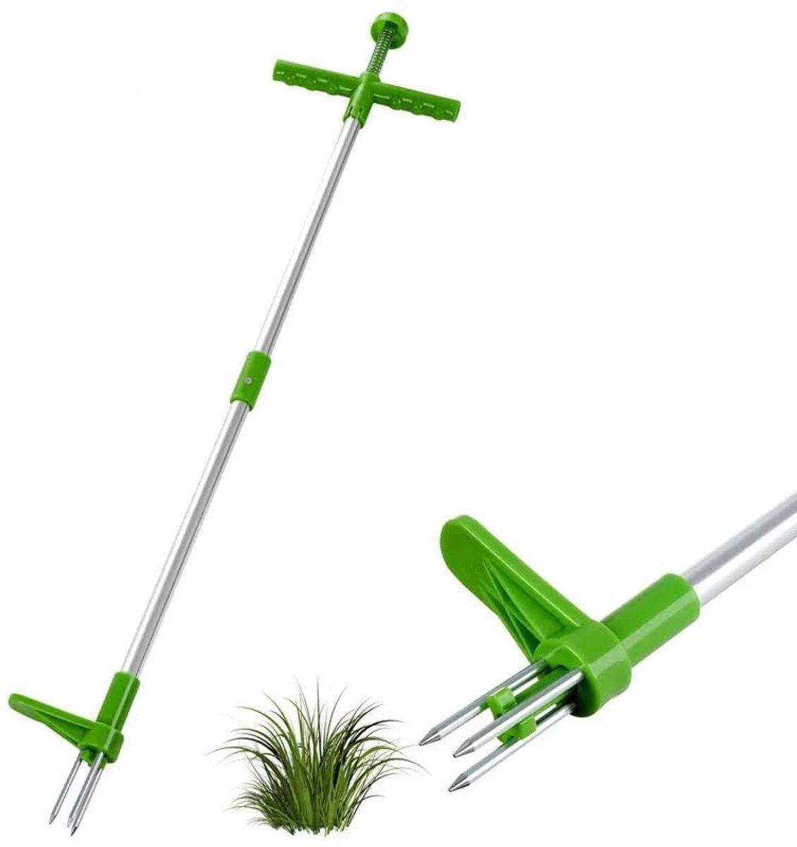 Onkruidverwijderaar met Ergonomische Handgreep - 3-klauw Tool