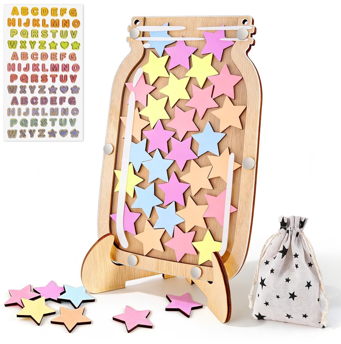 Beloningsbord voor Kinderen - 30 Sterren en Accessoires