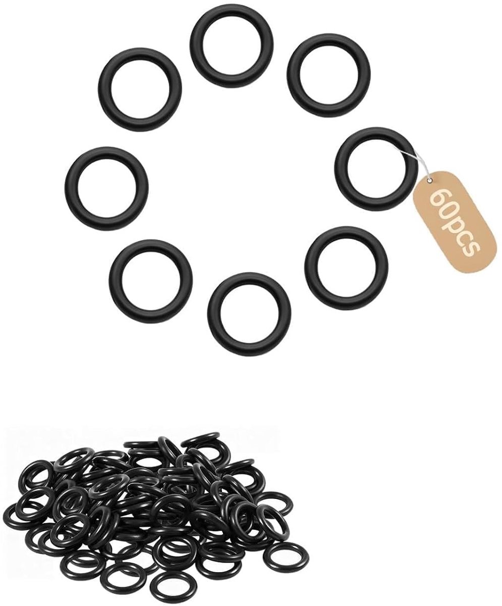 O-Ringen NBR70 5x2mm - 100 Stuks Nitril Rubber Sealing Ringen voor Machines, Auto's en Tuinapparatuur