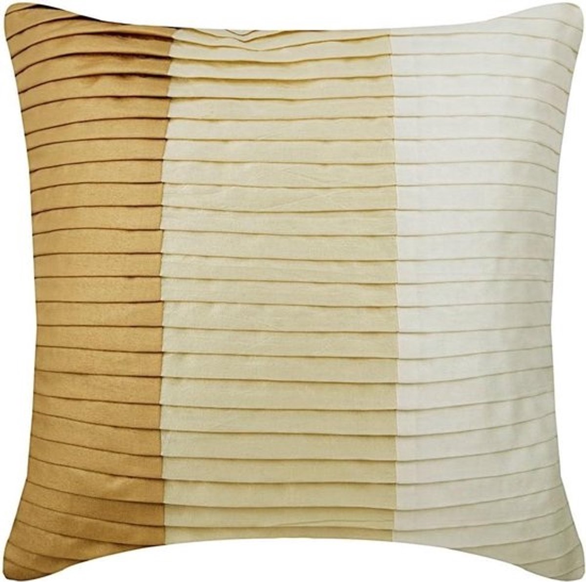 Decoratieve Kussenslopen - Kussenhoezen Set - Woonkamer Decoratie - 100% Handgemaakt - 55x55 cm - Beige en Ivoor