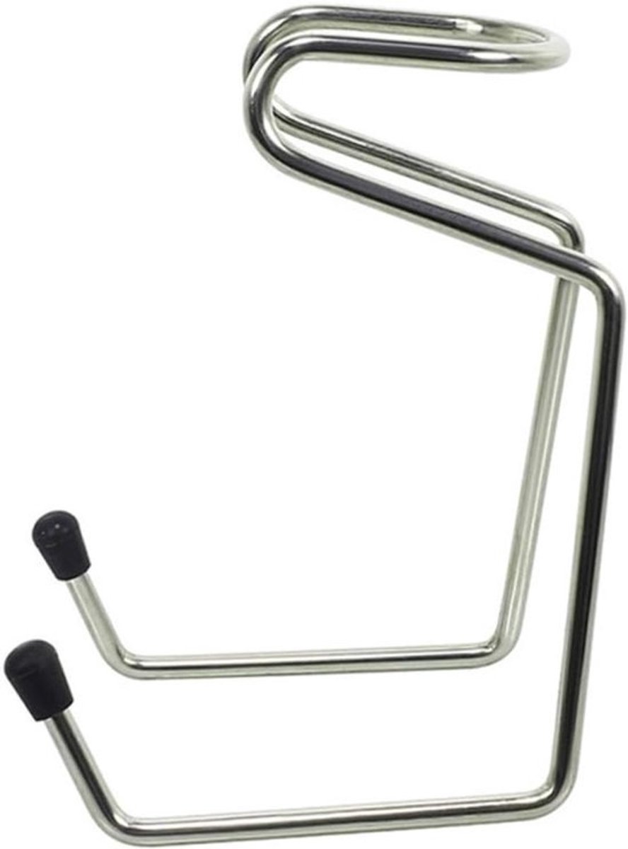 Scheerkwastenhouder - Scheerborstel standaard - Hygiënisch scheren - Ruimtebesparend ontwerp - 11 x 8 x 6.5 cm - Zilver