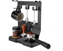 Strainer Rack en Tamper Station voor Koffie, 23 x 14 x 29 cm, Organiseer Koffie Accessoires, Ideaal voor Barista en Koffieliefhebbers