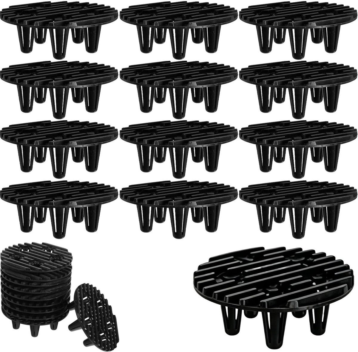 Plastic Plant Pot Risers - 12 Stuks voor Buiten