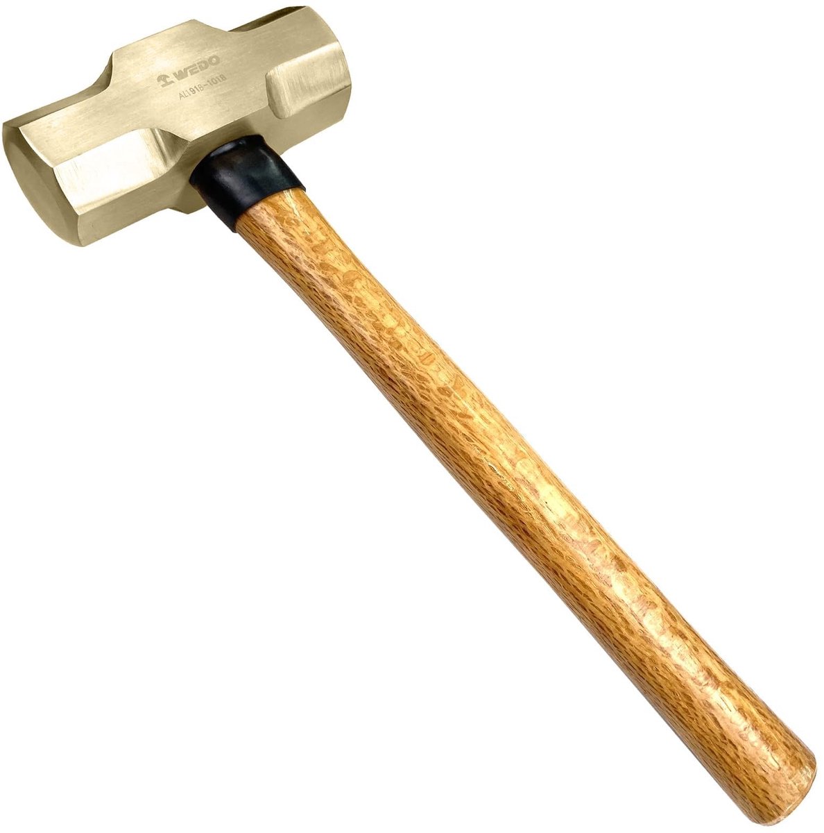 Niet-vonkende voorhamer - 9100g met hickory handvat