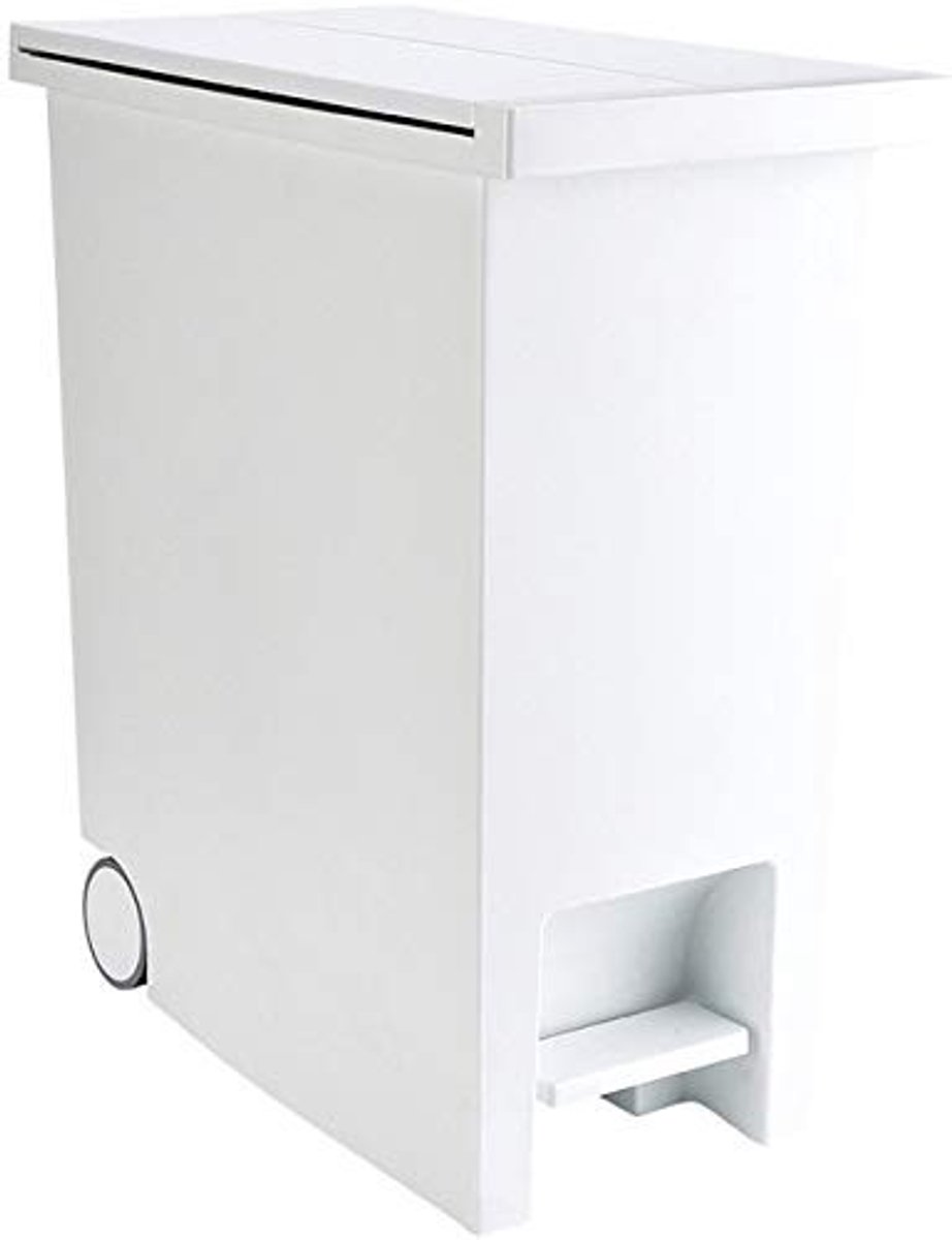 Grote pedaal prullenbak - 20L - Wit