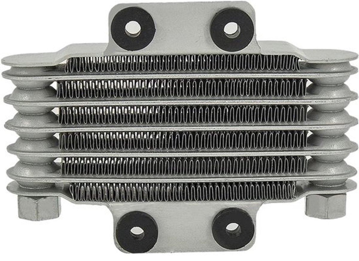 Motorolie Koeler - Universele Radiator - Motor Koelen - 6 Rijen Ontwerp - 190 MM - Zilver